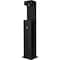 Global Industrial Outdoor Bottle Refilling Station 10-1/4 in D, 60-1/4 in H, 10-1/4 in W 761222BK - alternate 1